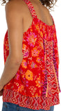 RED ORANGE FLORAL