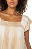 BROWN CREAM CHEVRON STRIPE