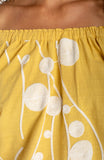 YELLOW CREAM EMBROIDERY