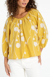 YELLOW CREAM EMBROIDERY