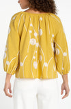 YELLOW CREAM EMBROIDERY