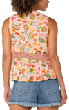 PINK GREEN MULTI FLORAL