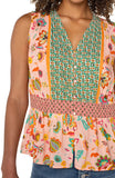 PINK GREEN MULTI FLORAL
