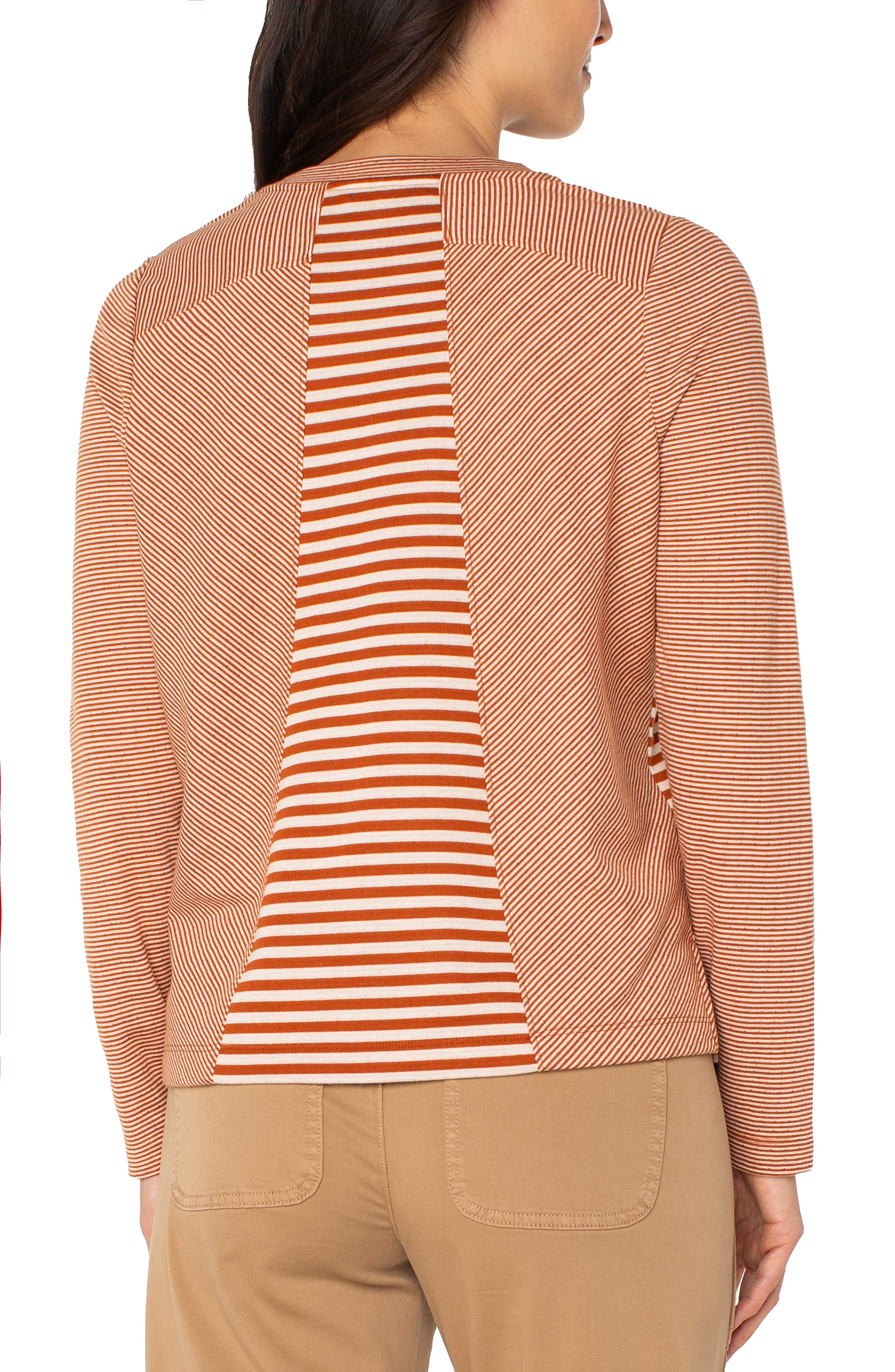 GINGER SPICE CREAM STRIPE
