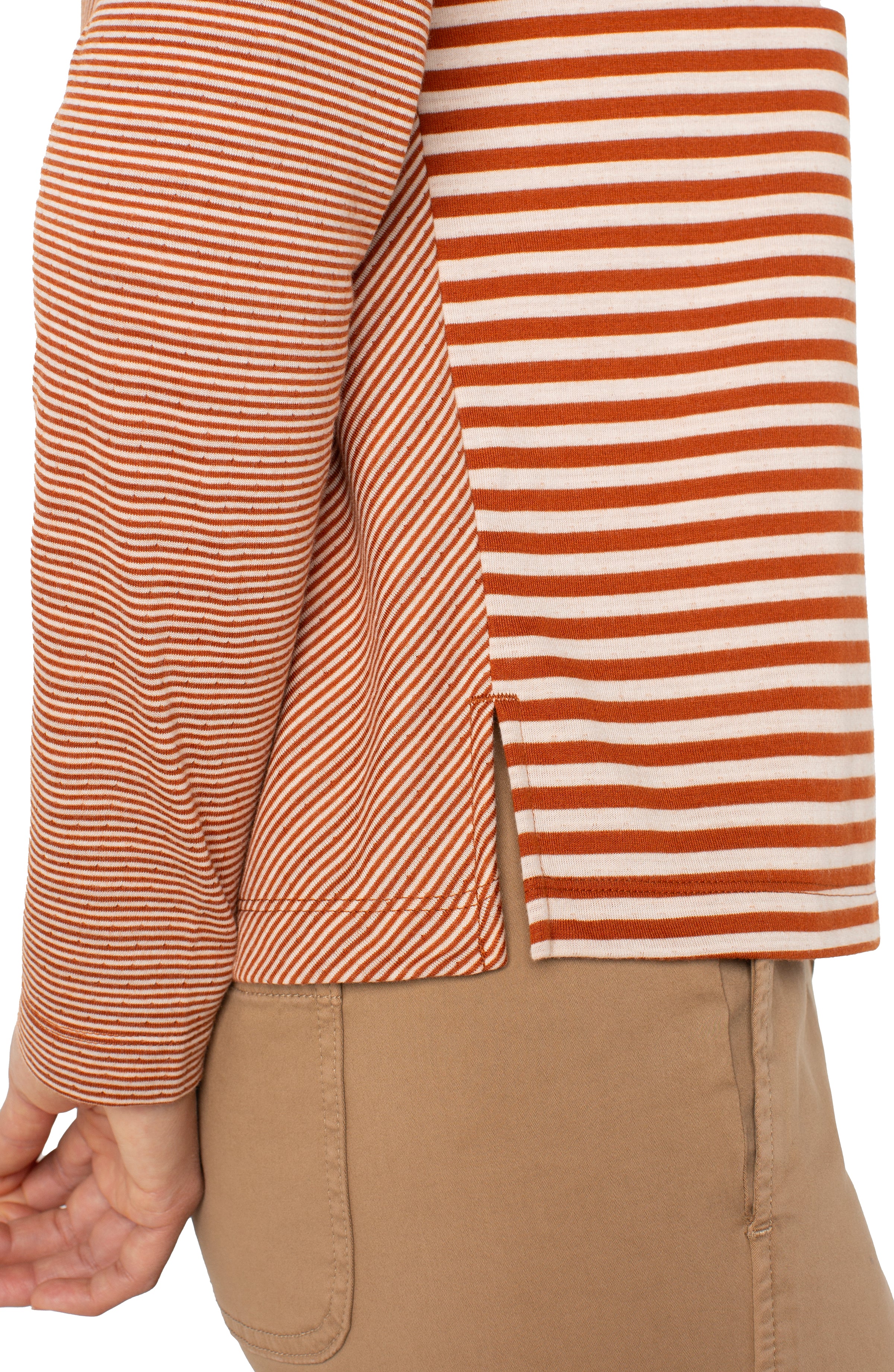 GINGER SPICE CREAM STRIPE