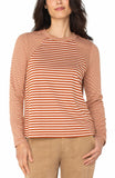 GINGER SPICE CREAM STRIPE