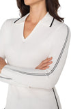 VINTAGE WHITE BLACK STRIPE