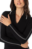 BLACK VINTAGE WHITE STRIPE