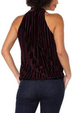 BLACK BURGUNDY STRIPE