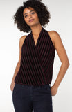 BLACK BURGUNDY STRIPE