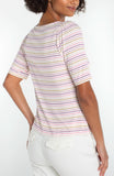 CREAM PINK STRIPE