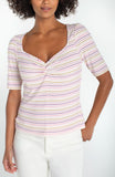 CREAM PINK STRIPE