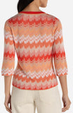 ORANGE TAN CHEVRON