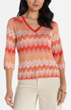 ORANGE TAN CHEVRON