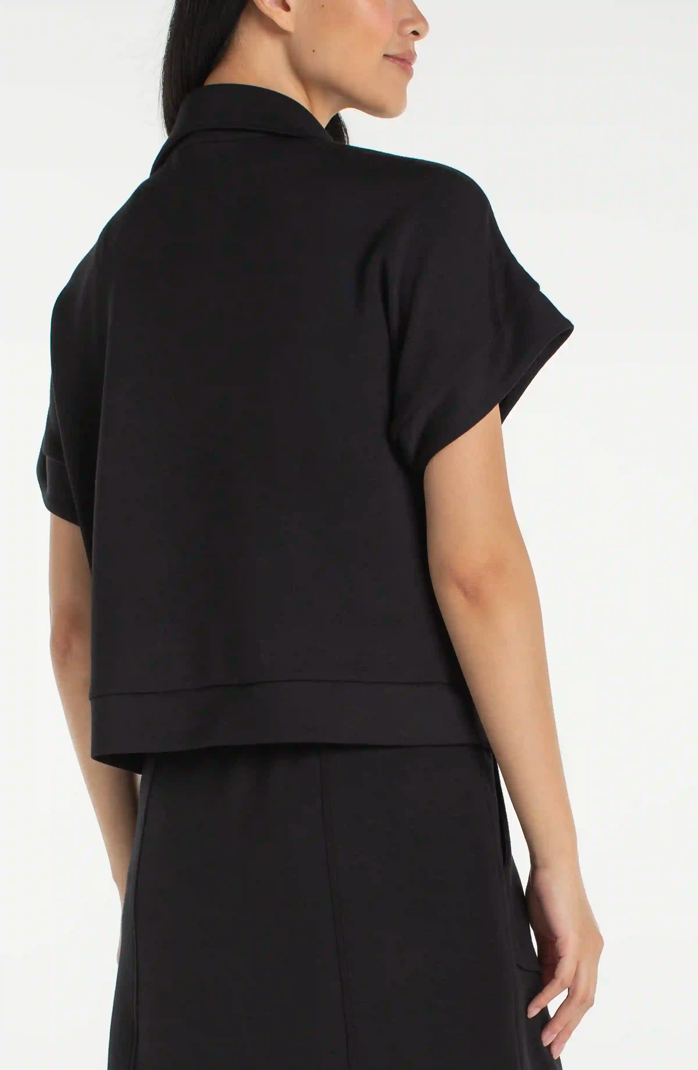 HALF ZIP POPOVER TOP – LIVERPOOL LOS ANGELES