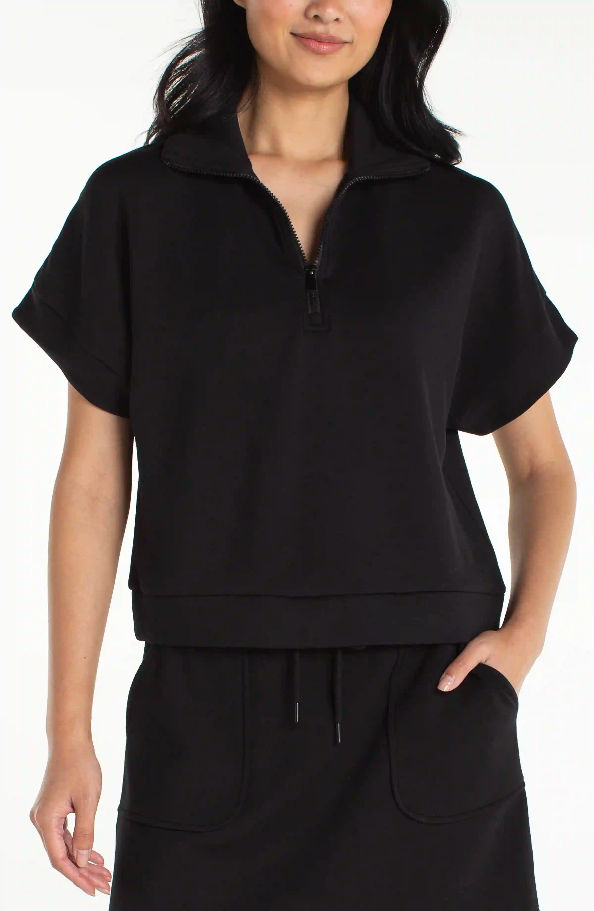 トップス c... HALF ZIP POPOVER TOP – LIVERPOOL LOS ANGELES