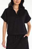 HALF ZIP POPOVER  TOP