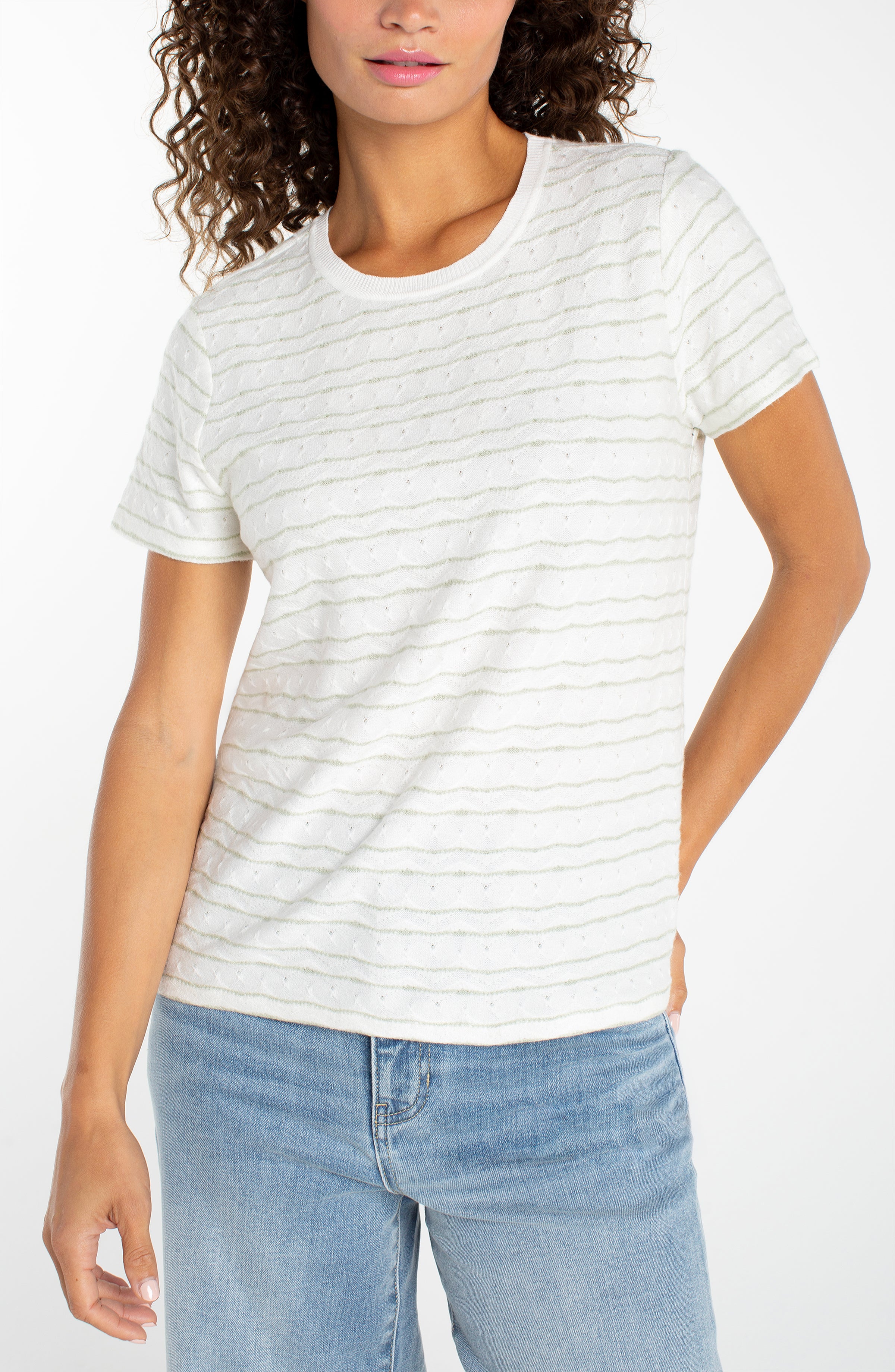 BONE MATCHA GREEN STRIPE