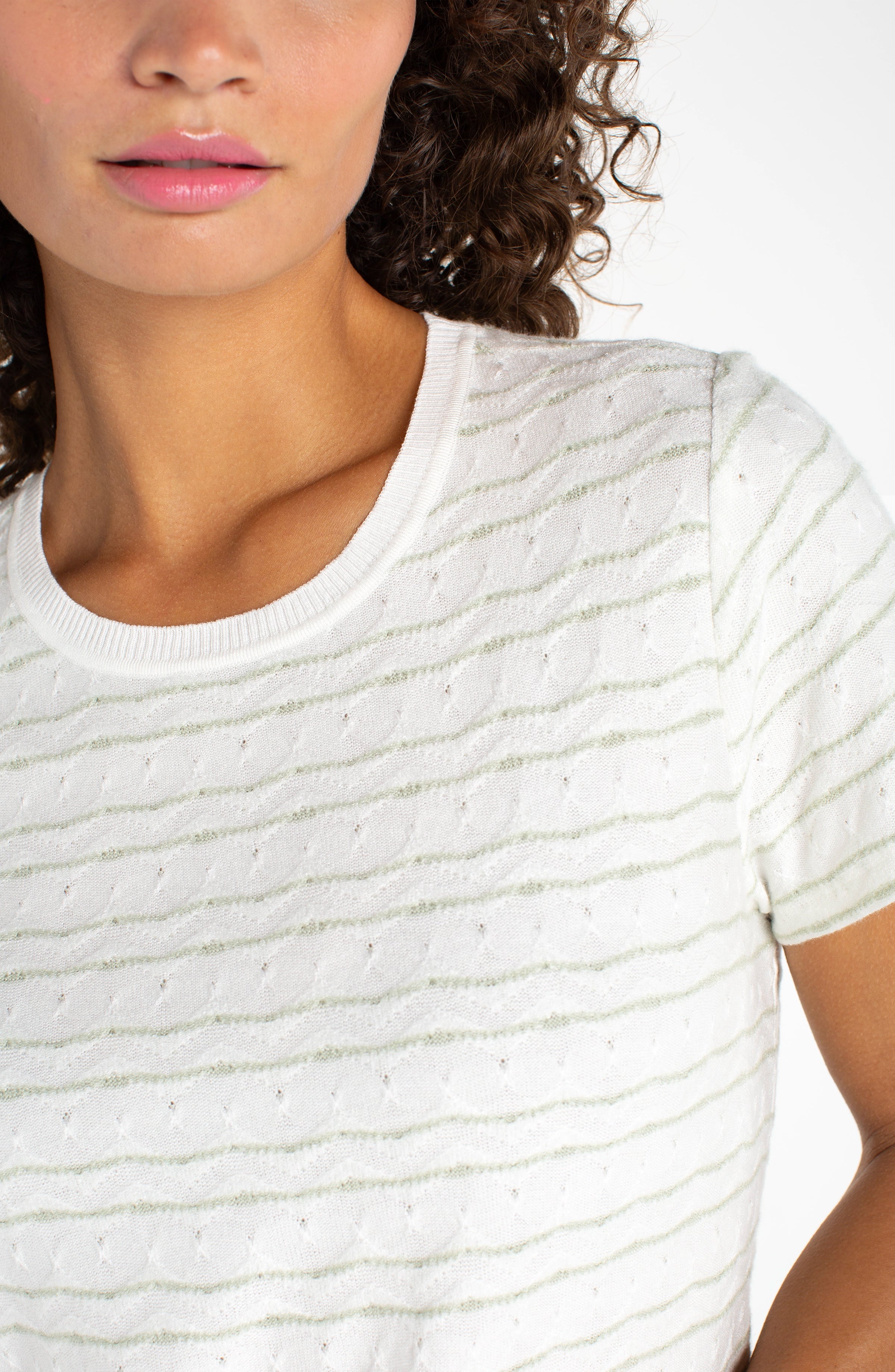 BONE MATCHA GREEN STRIPE