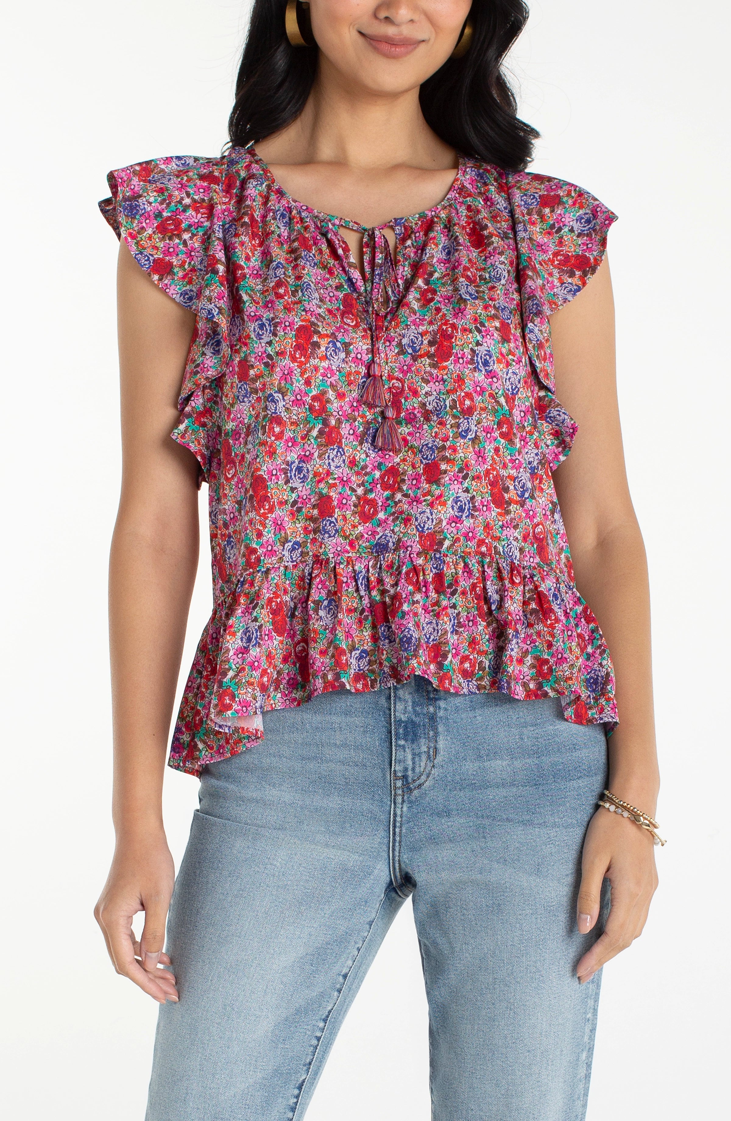 PINK MULTI FLORAL