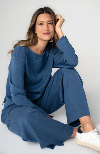 HEATHERED NAVY