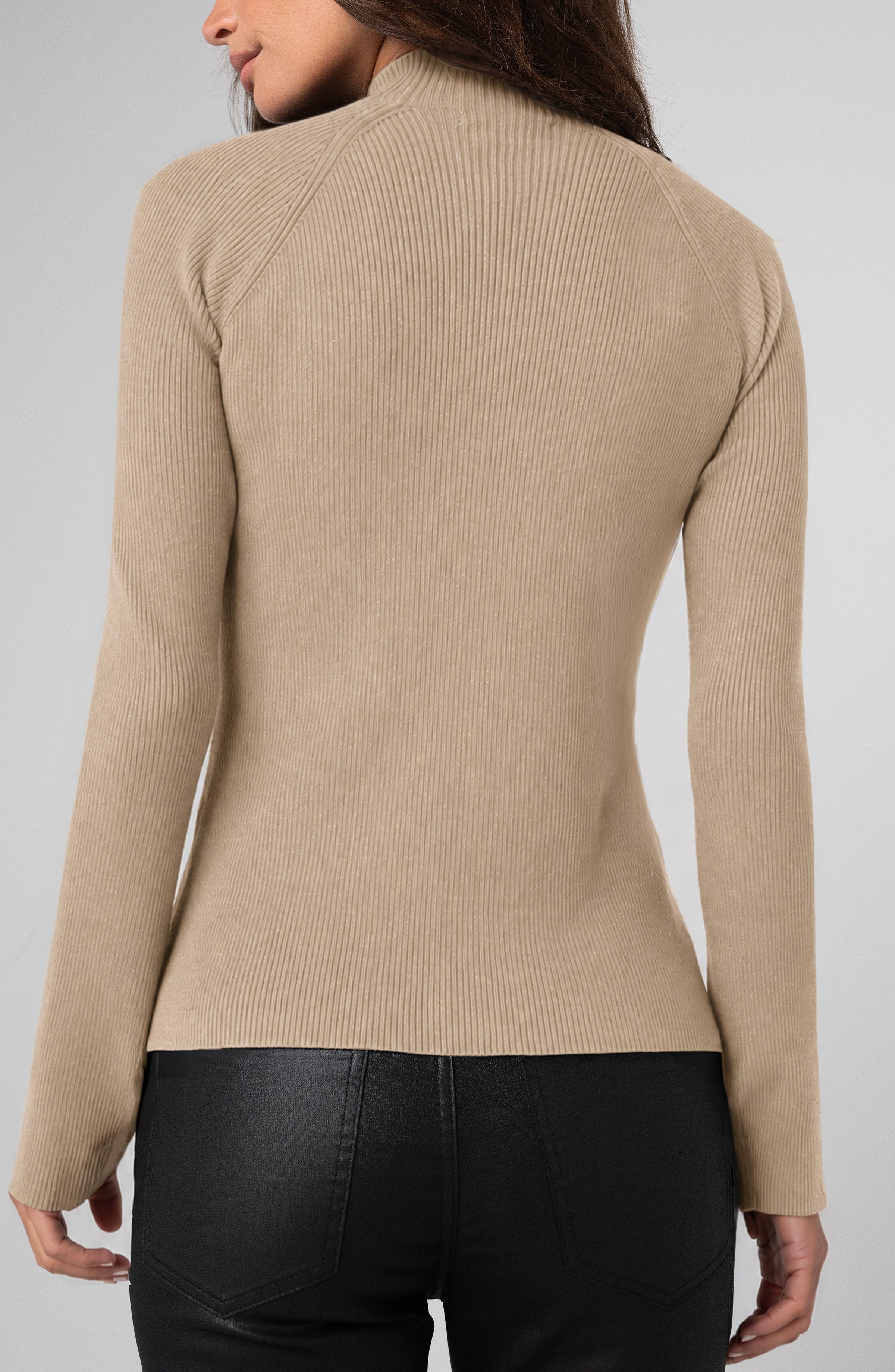 LONG SLEEVE TURTLENECK SWEATER