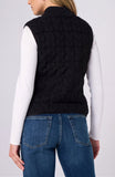 SLEEVELESS REVERSIBLE QUILTED SWEATER VEST