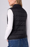 SLEEVELESS REVERSIBLE QUILTED SWEATER VEST