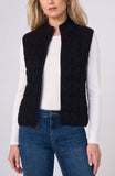 SLEEVELESS REVERSIBLE QUILTED SWEATER VEST