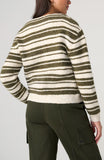 OATMEAL OLIVE STRIPE
