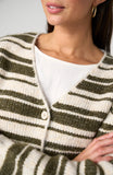 OATMEAL OLIVE STRIPE