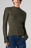 OLIVE WITH BLACK