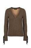 TAN BLACK STRIPE