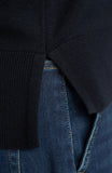 SHORT SLEEVE V-NECK DOLMAN SWEATER