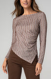 BROWN IVORY STRIPE