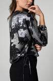METALLIC SILVER BLACK