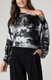 METALLIC SILVER BLACK
