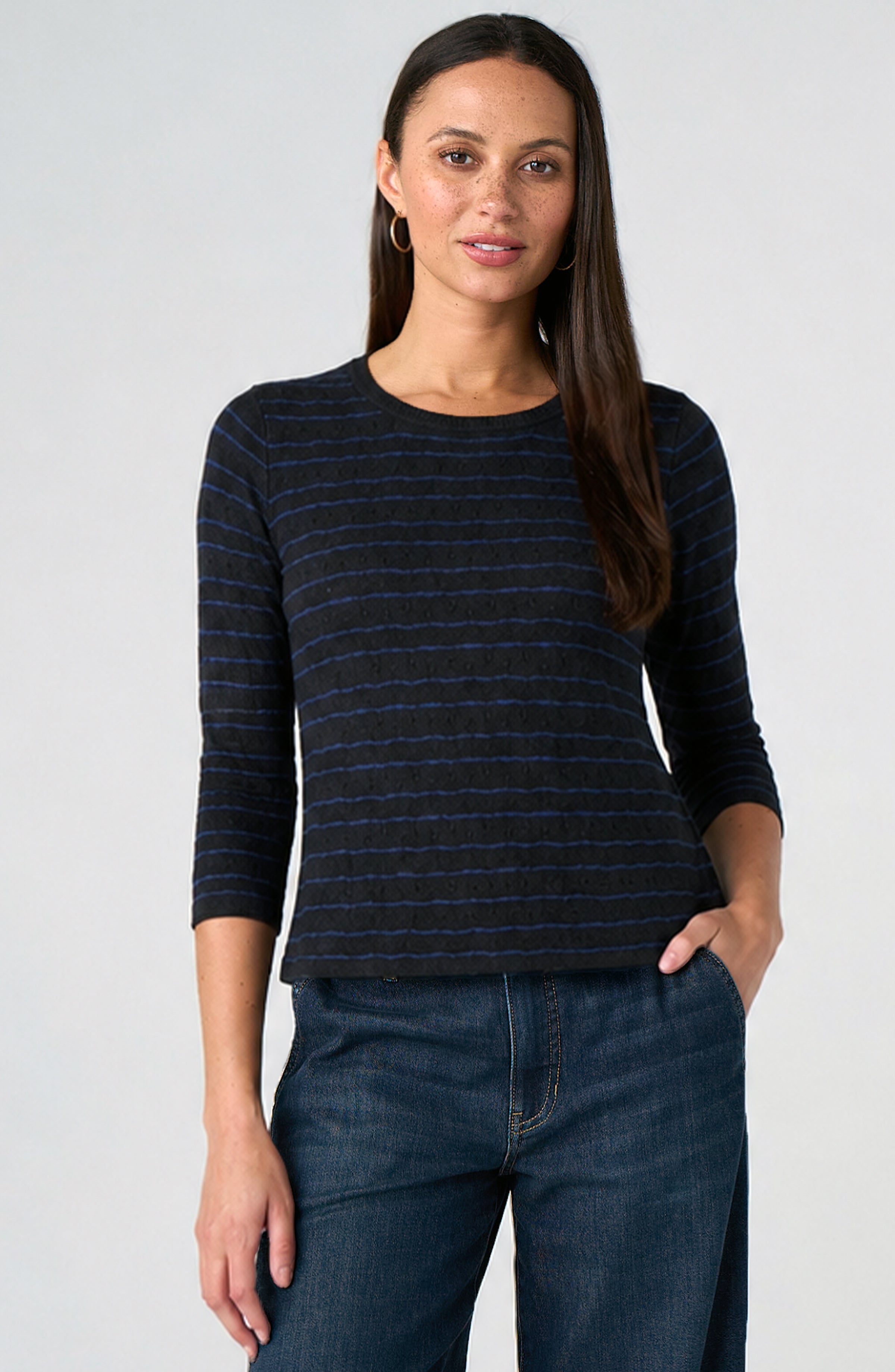 BLACK COBALT STRIPE