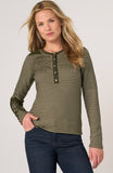 OLIVE CREAM STRIPE