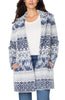 NAVY SHIBORI MIXED TEXTURE