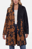 BROWN BLACK FLORAL