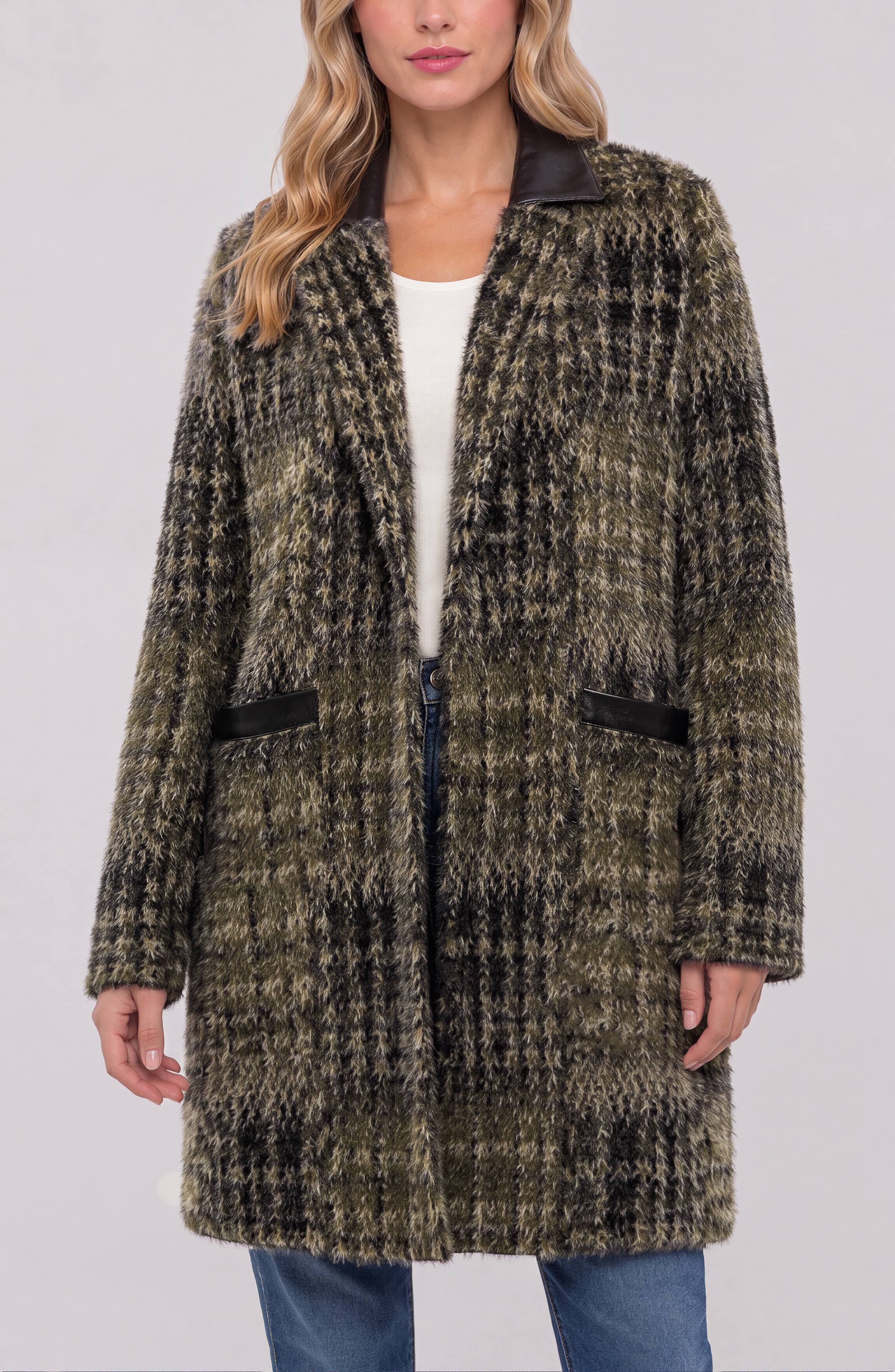OLIVE BLACK MULTI PLAID
