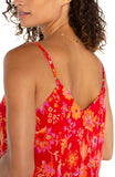RED ORANGE FLORAL