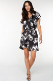 FLUTTER SLEEVE DRESS