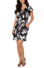 BLACK WHITE FLORAL