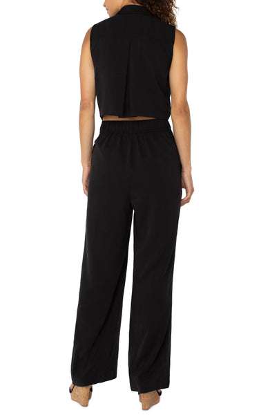 タグ付未使用 NEAU SLEEVELESS JUMPSUITオールインワン 黒 タグ付未使用 NEAU SLEEVELESS JUMPSUITオールインワン 黒