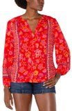 RED ORANGE FLORAL