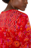 RED ORANGE FLORAL