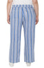 WHITE BLUE MULTI STRIPE
