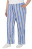 WHITE BLUE MULTI STRIPE